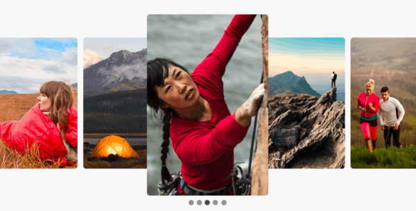 Formats publicitaires Pinterest : Carrousels promus