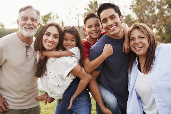 Image shows multiple generations