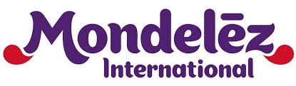 Mondelēz International logo in purple text with red dots under the M and z, and International written below in smaller purple font, often seen on campaigns using Instacart Advertising to boost brand visibility.