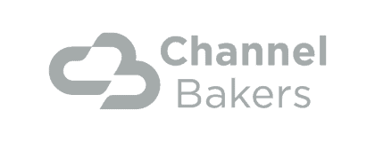 Logo de Channel Bakers représentant un nuage stylisé à gauche et le nom « Channel Bakers » en lettres grises sur un fond clair.