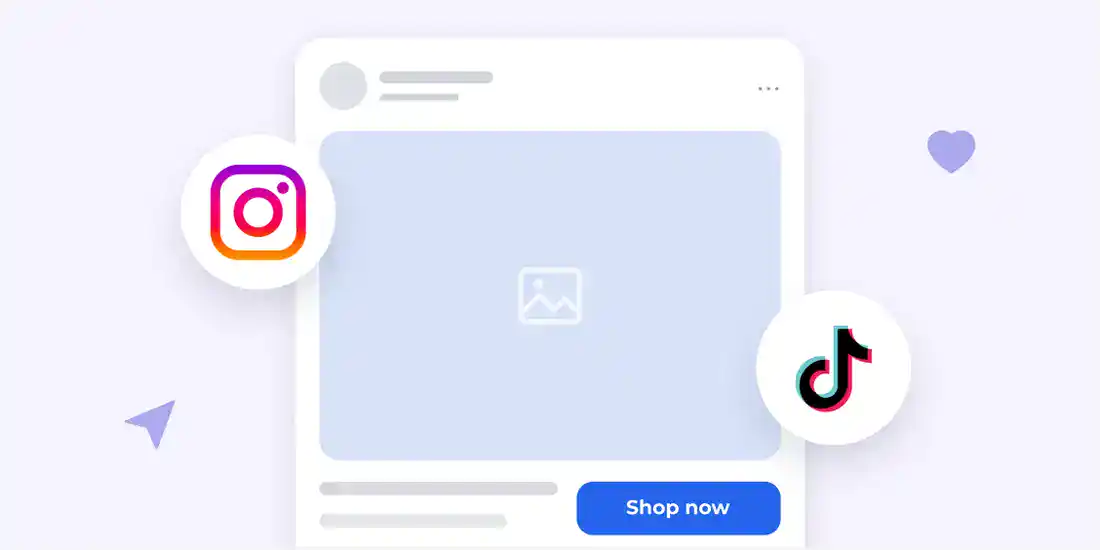 Une publication sponsorisée diffusée sur Instagram et TikTok